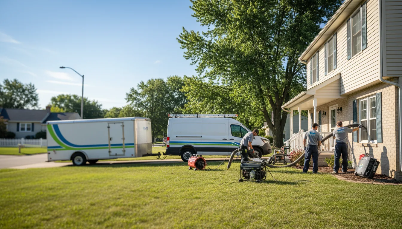 Flooded Basement Restoration And Cleanup With Repair in Dayton, IN near me